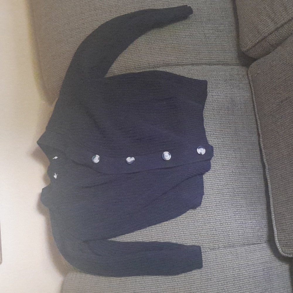 Black button up cardigan